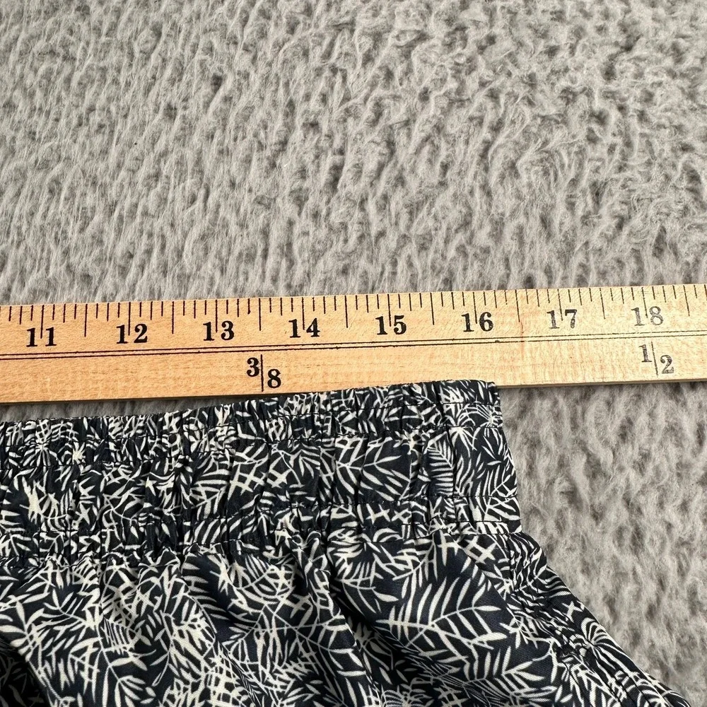 Barbour Men's Swim Trunks XL‎ Navy White Leaf Print Polyester Lined - Picture 4 of 11